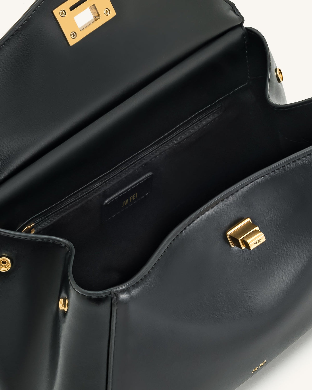 Optew Lucia Classic Top Handle Handbag - Black