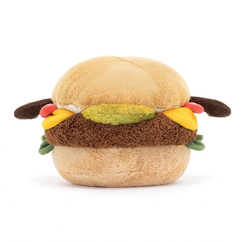 Amuseable Burger 12cm Plush Soft Toy