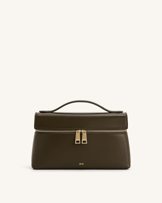 Optew Thea Top Handle Bag - Dark Olive