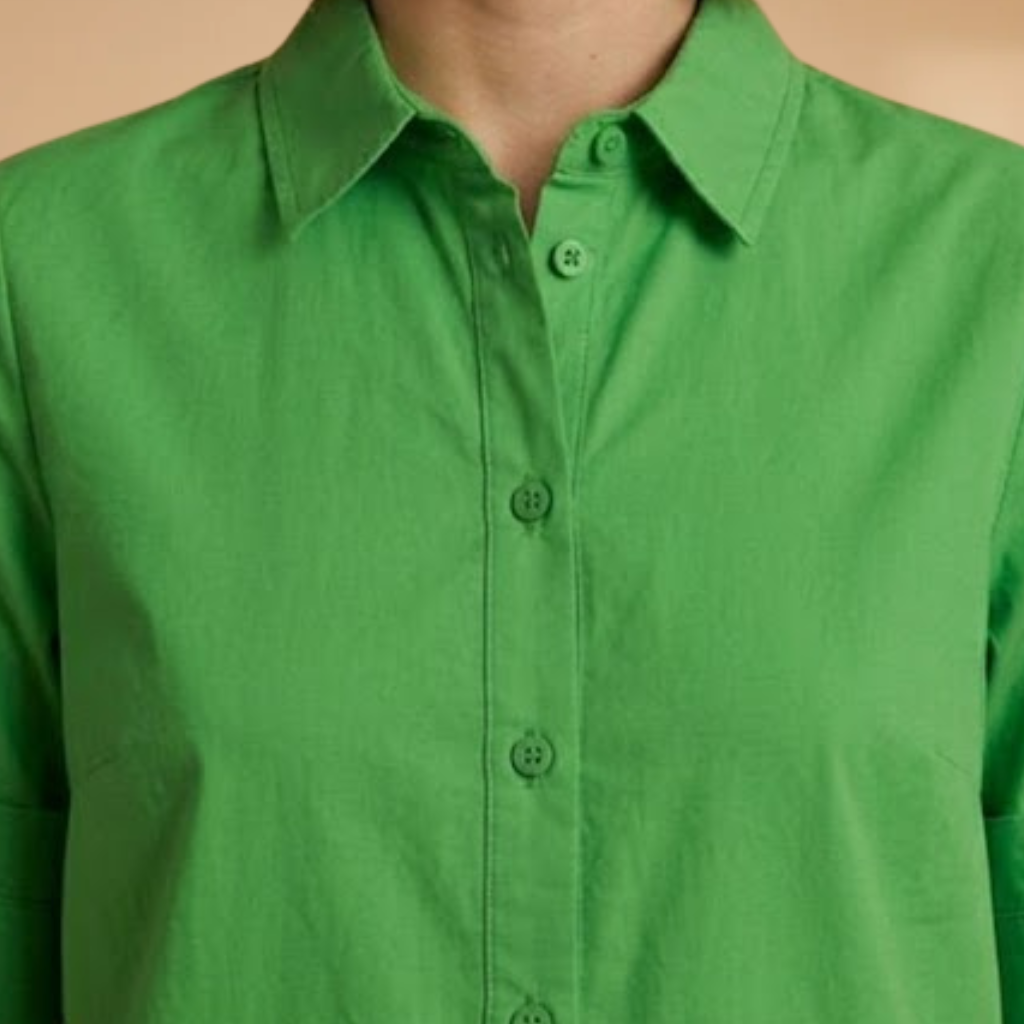 Shirt Dress Relaxed Fit and Breathable Fabric for Women