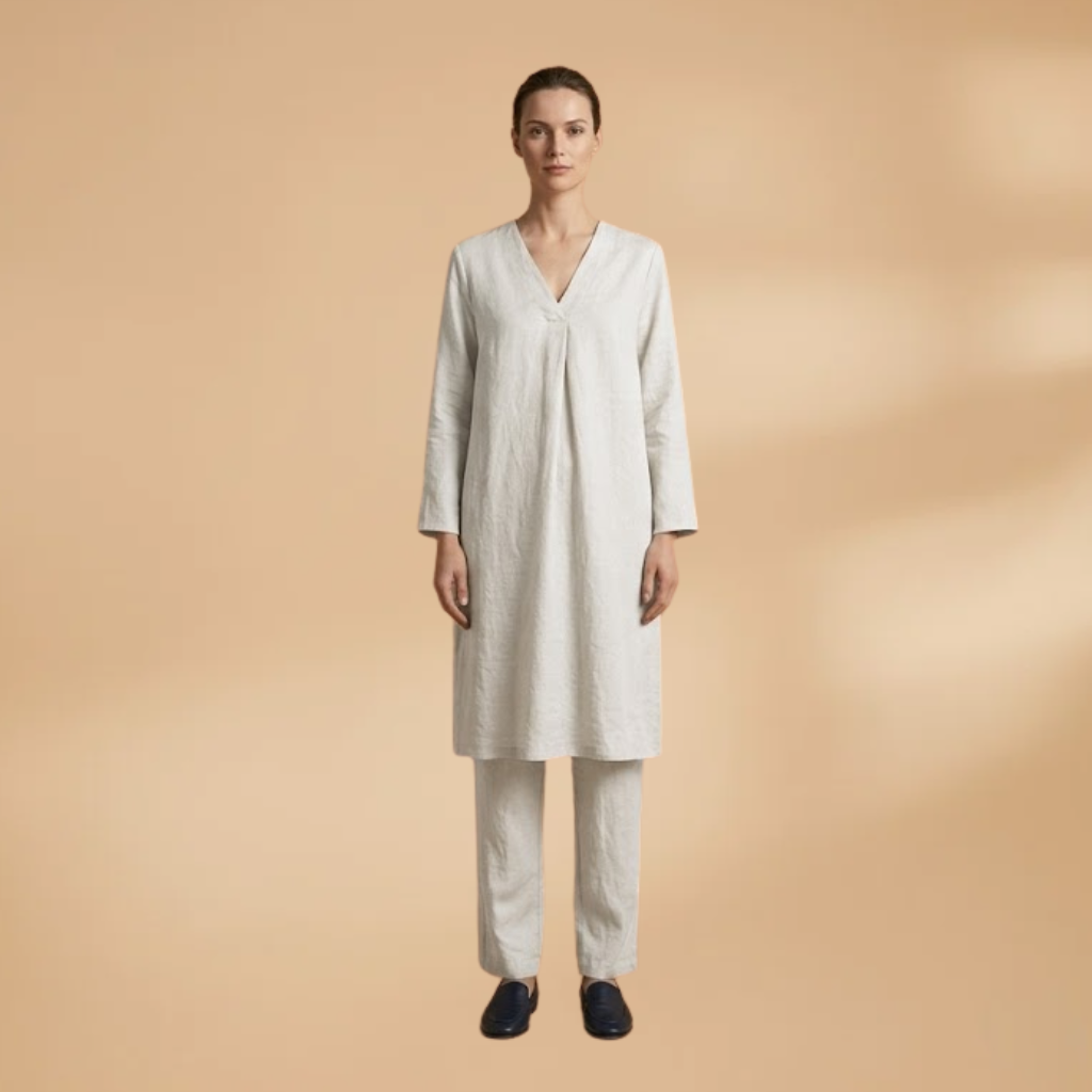Stylish Set with Lightweight Fabric and Flattering Cut for Women