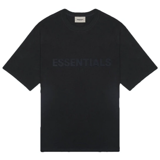 Fear of God Essentials 3D Silicon Applique Boxy T-Shirt SS20 - Limo/Black