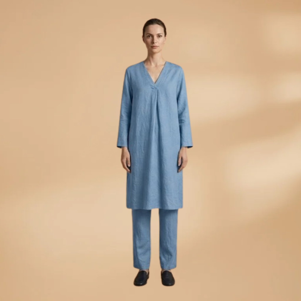 Stylish Set with Lightweight Fabric and Flattering Cut for Women