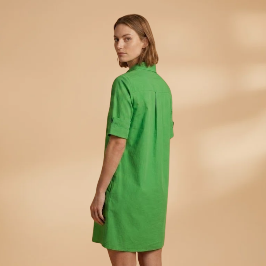 Shirt Dress Relaxed Fit and Breathable Fabric for Women