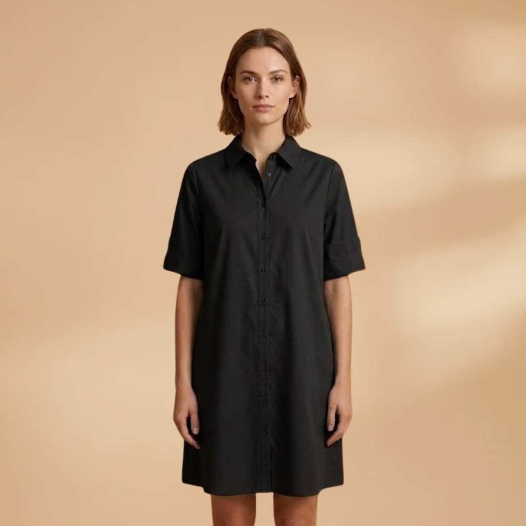 Shirt Dress Relaxed Fit and Breathable Fabric for Women