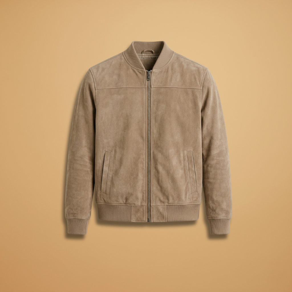 Long Sleeve Jacket with Clean Design and Comfortable Fit for Men