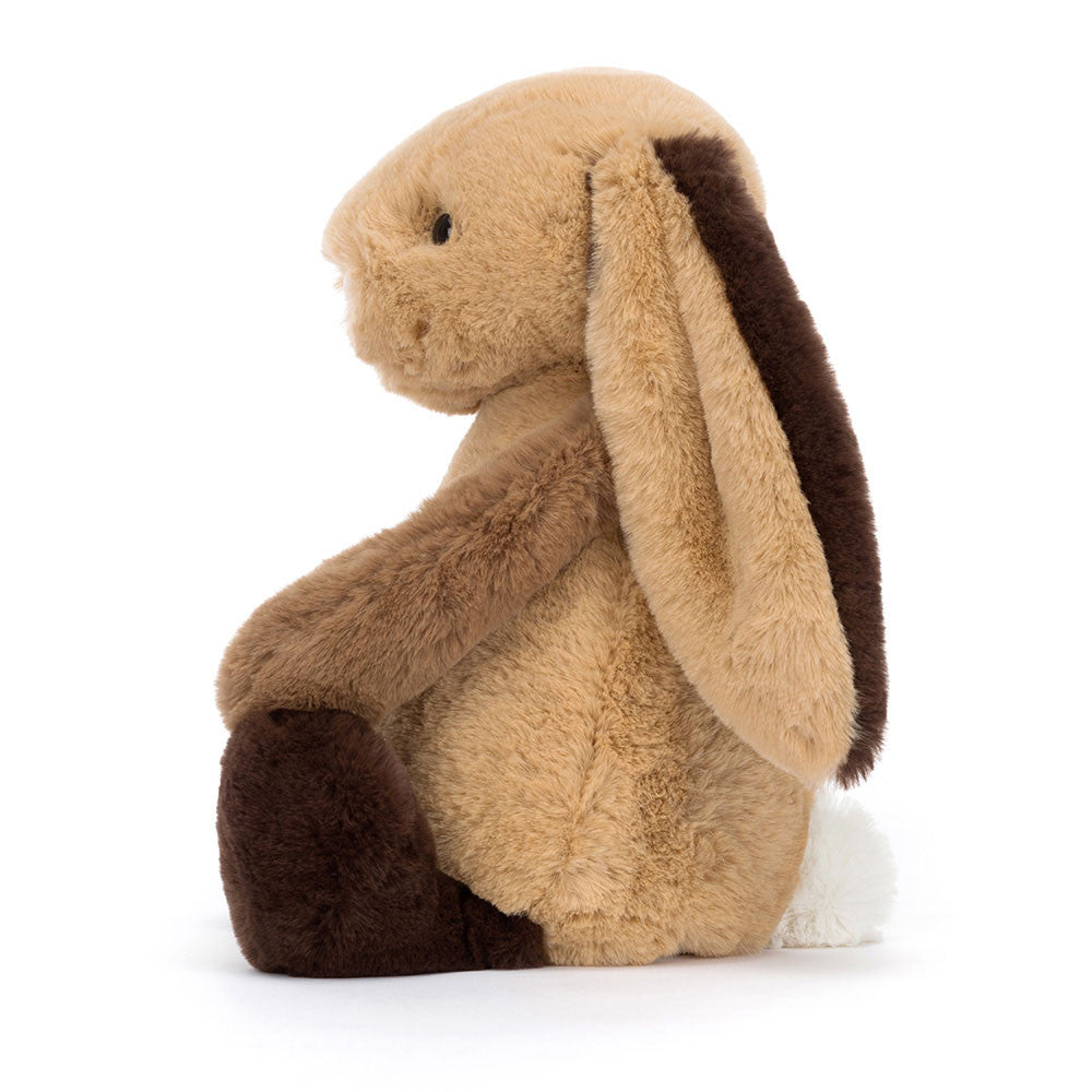Bashful Bunny Patchwork Brown 31cm Plush Soft Toy