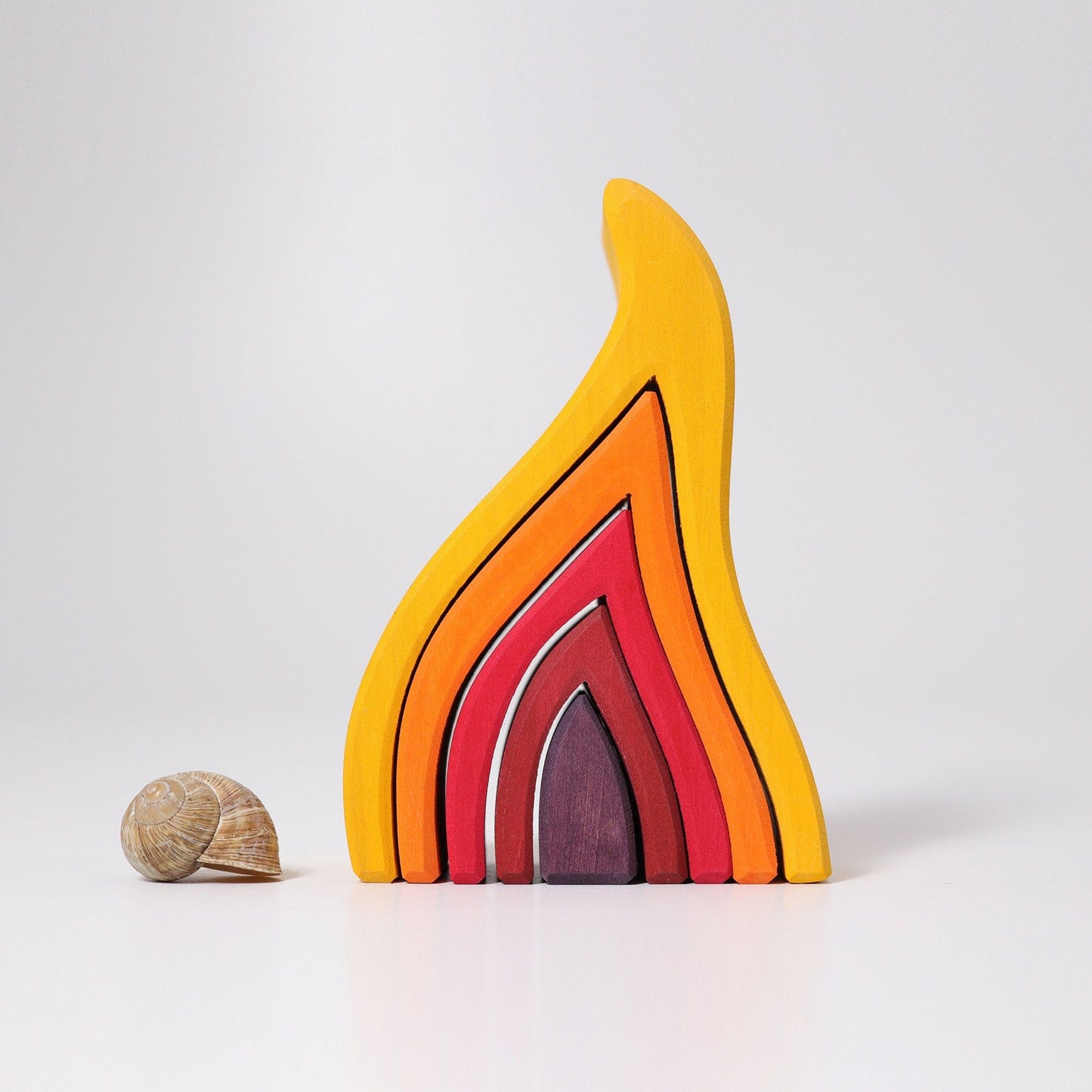 Grimm's Stacking Fire Wooden Play Set