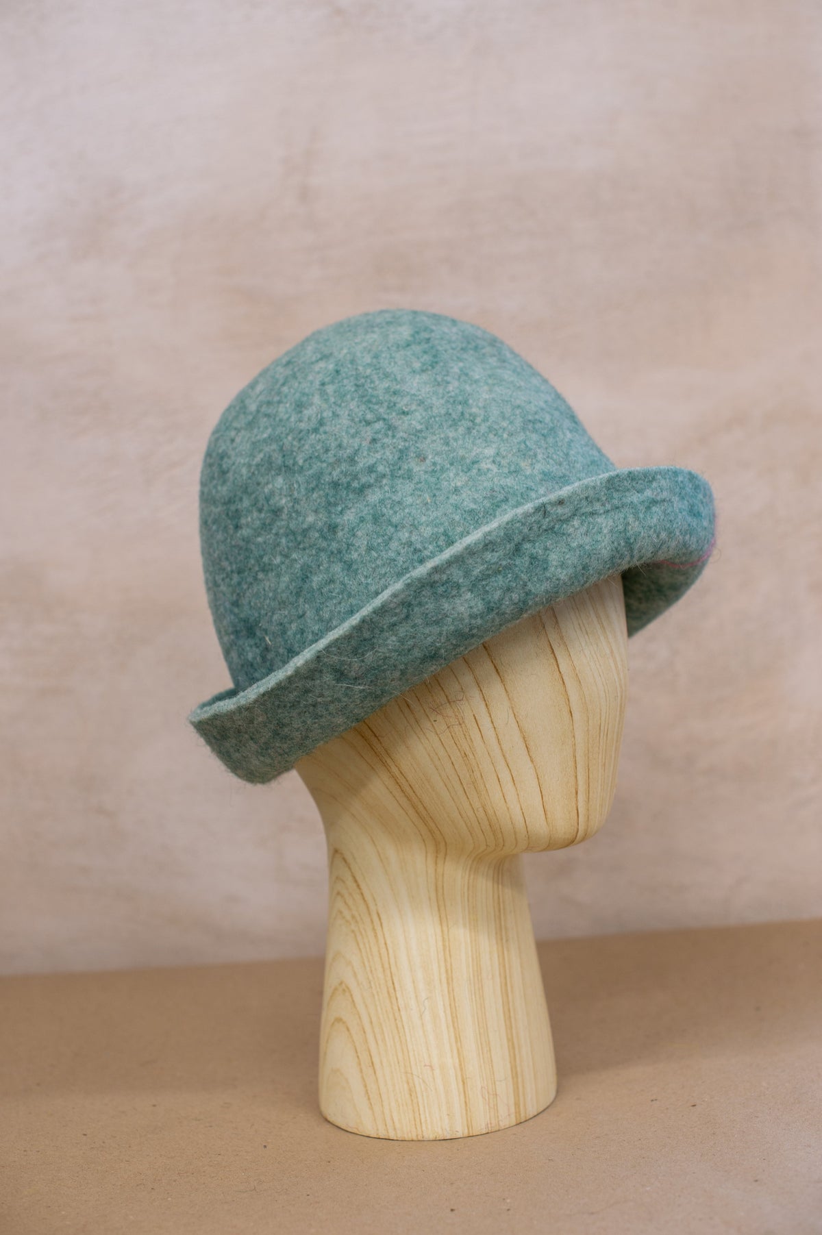 Soft Felted Wool Sauna Hat - Custom Name Personalization