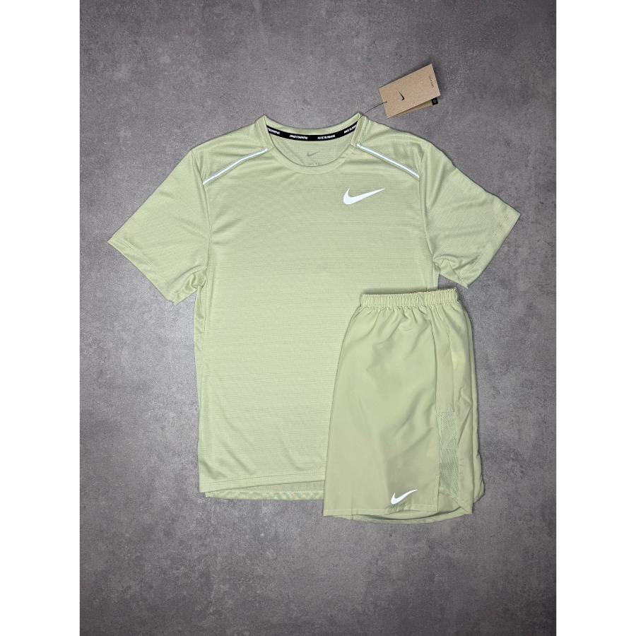 Nike Olive Aura Running Short Set