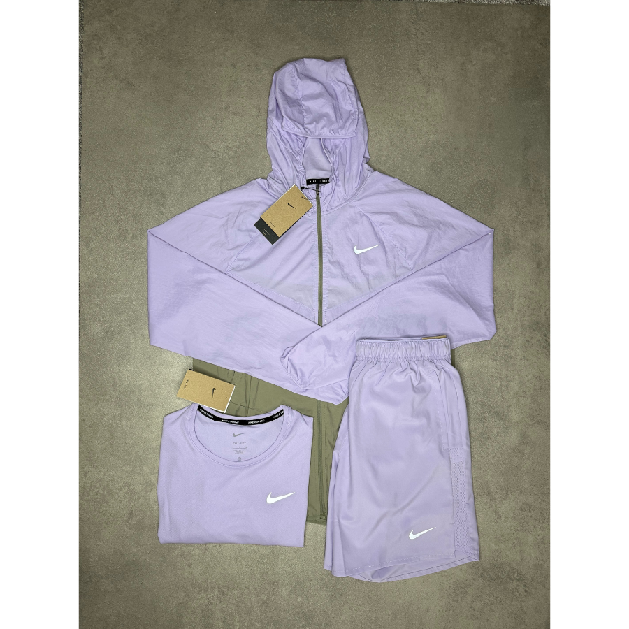 Nike Windrunner Miler Challenger Short Tri-Set - Hydrangea