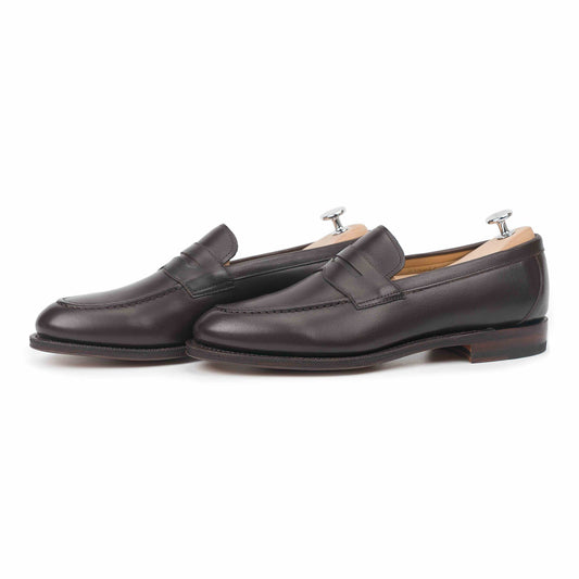 514084 - Expresso Antique Calf Penny Loafer - E