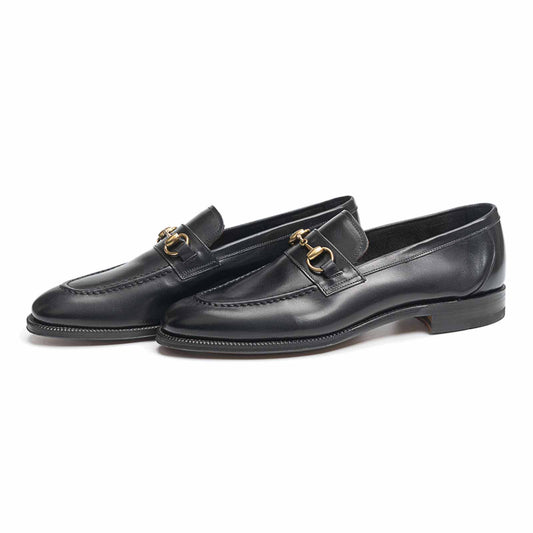 514578 - Black Calf Horsebit Loafer - E