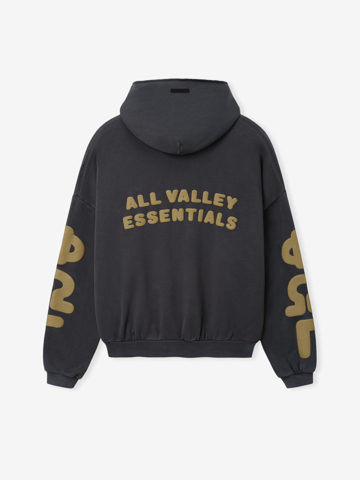 90s Cotton Fleece Zip-Up Hoodie