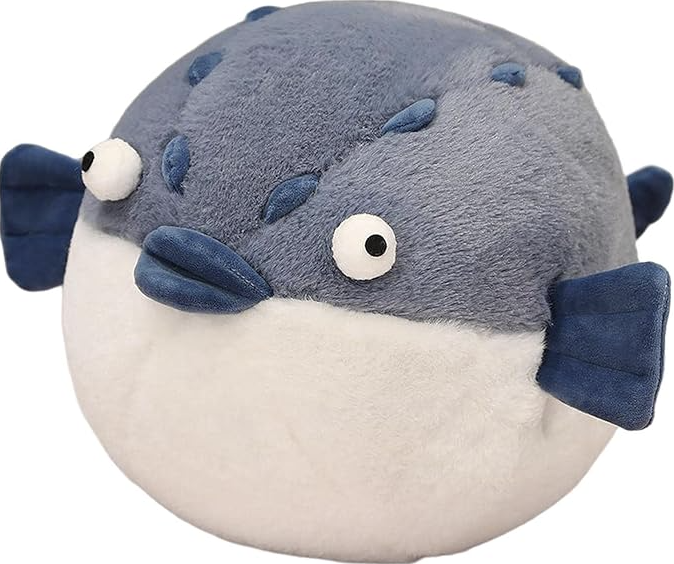 Pacey Pufferfish 23cm Plush Soft Toy