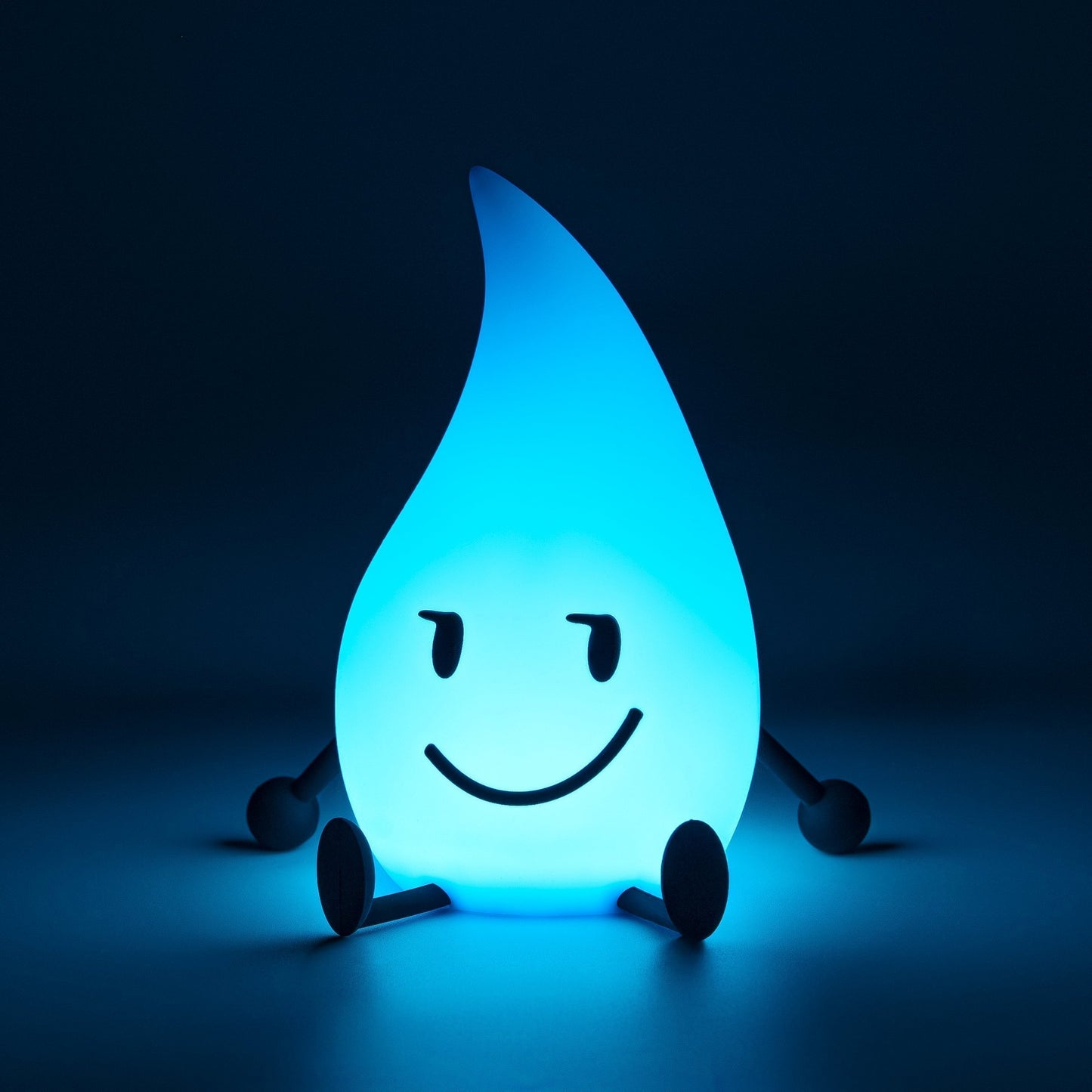 Soft Silicone LED Tear-Drop Lamp – Sound-Reactive, Rechargeable for Kids