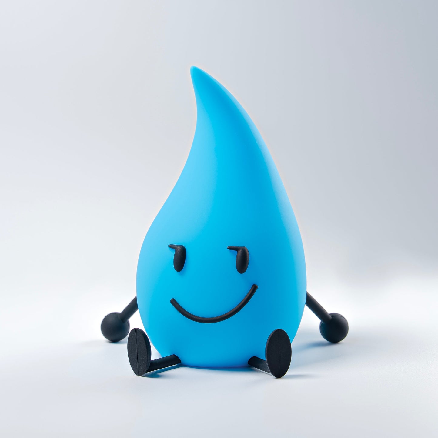Soft Silicone LED Tear-Drop Lamp – Sound-Reactive, Rechargeable for Kids