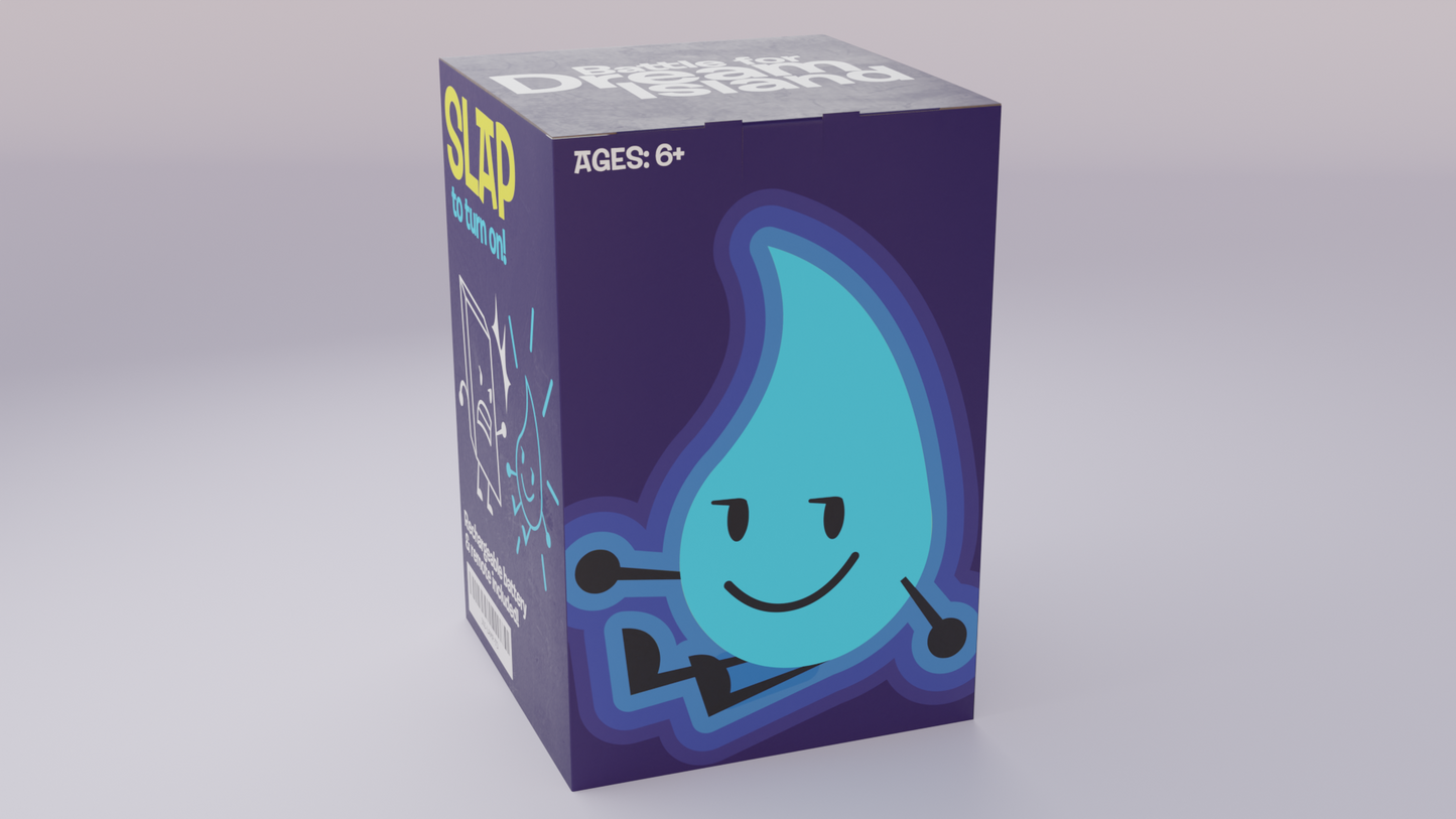 Soft Silicone LED Tear-Drop Lamp – Sound-Reactive, Rechargeable for Kids