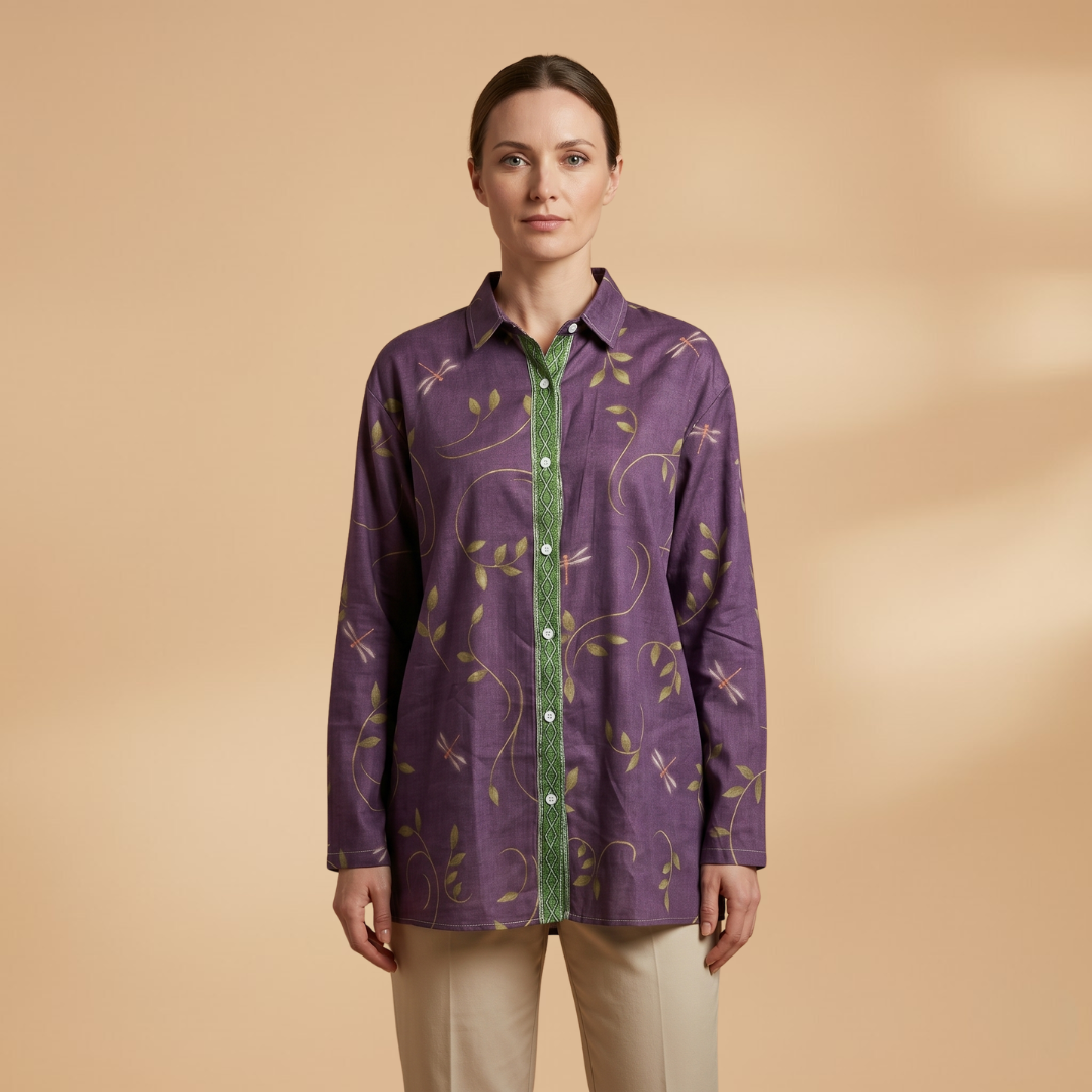 Blouse with Button Front for Everyday Wear for Women