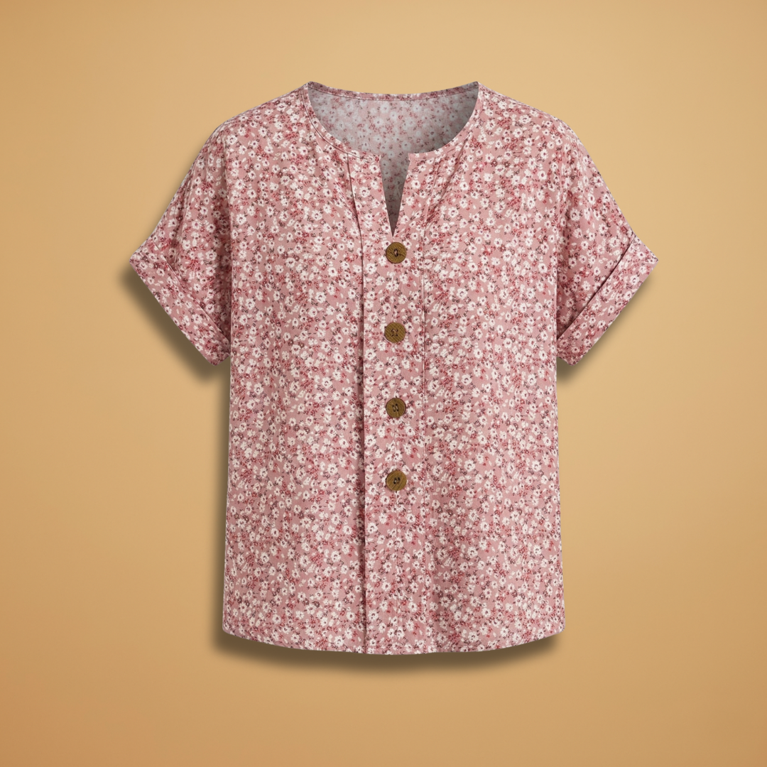 Blouse V-Neckline and Long Sleeves for Women