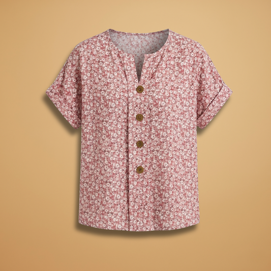 Blouse V-Neckline and Long Sleeves for Women