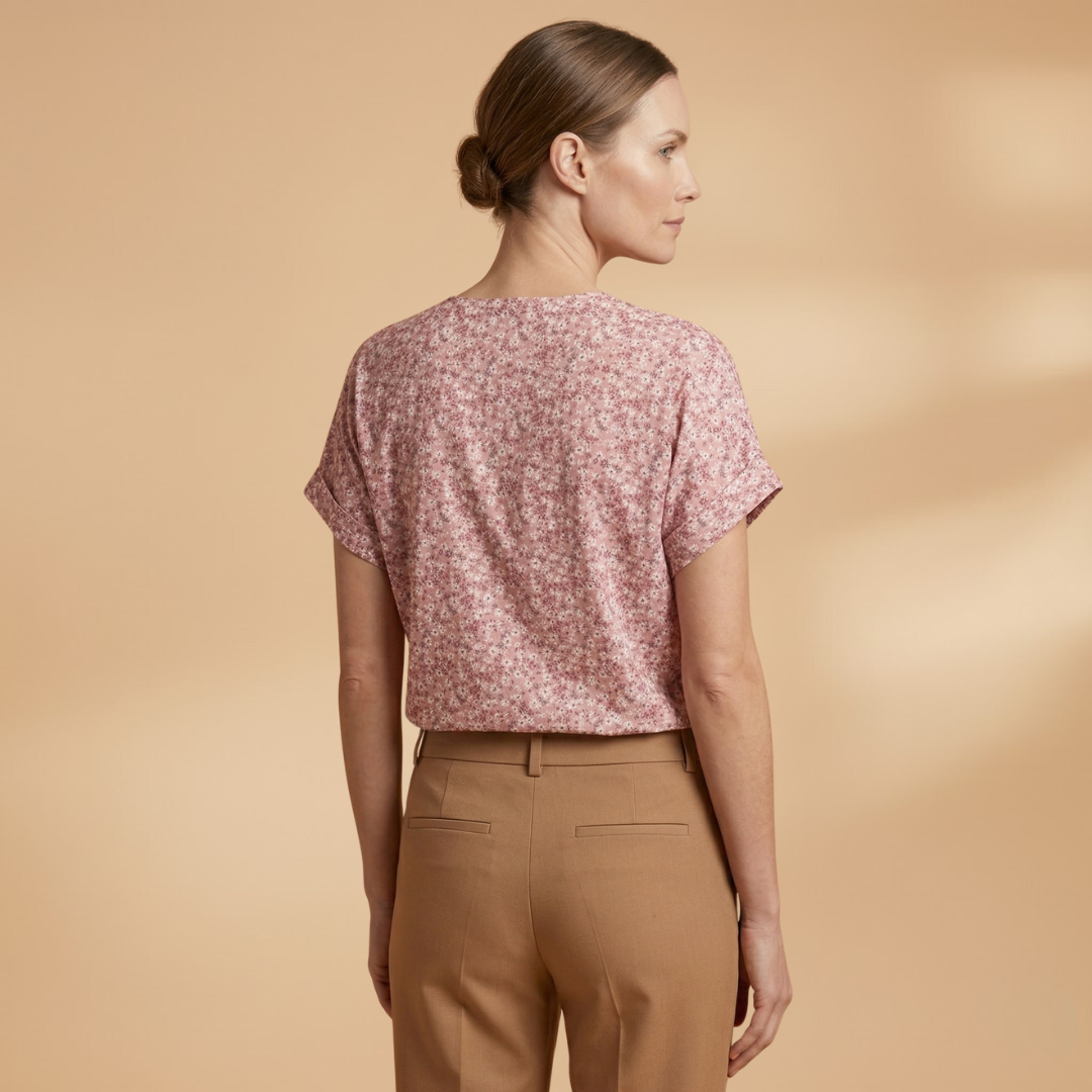 Blouse V-Neckline and Long Sleeves for Women