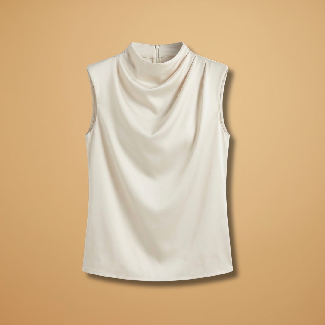 Elegant Sleeveless Blouse with Comfortable Fit and Soft Finish for Women