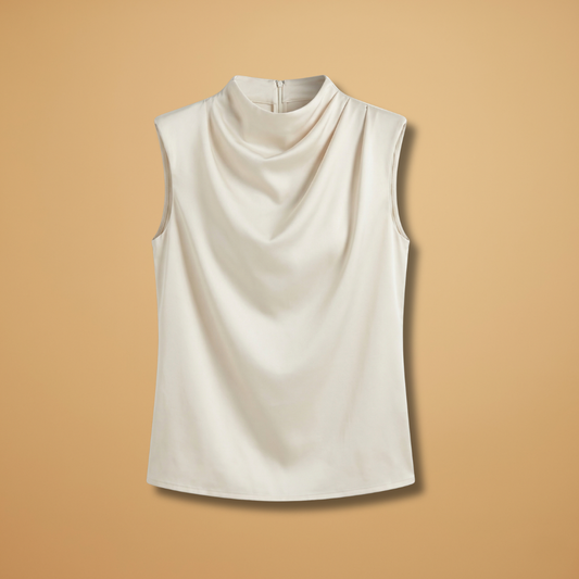 Elegant Sleeveless Blouse with Comfortable Fit and Soft Finish for Women