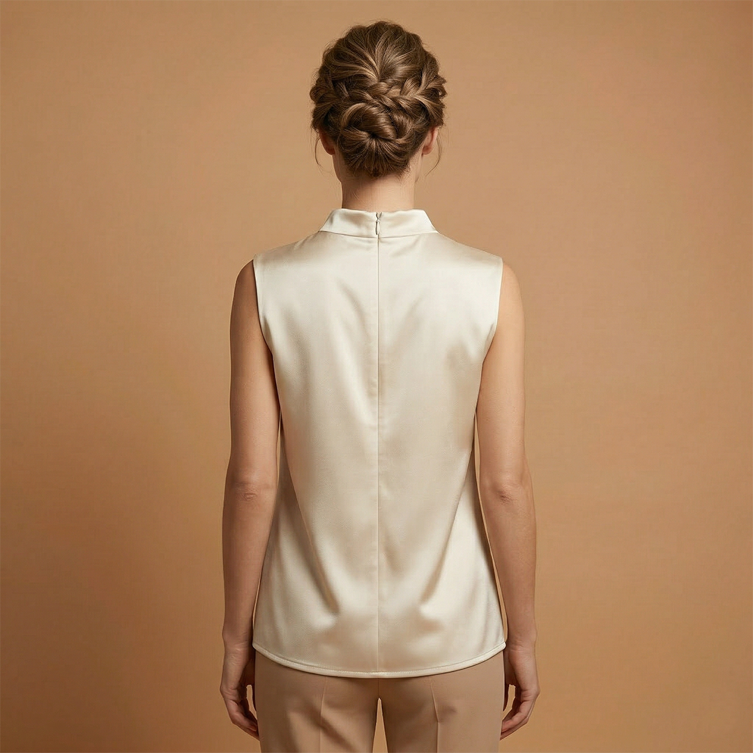 Elegant Sleeveless Blouse with Comfortable Fit and Soft Finish for Women