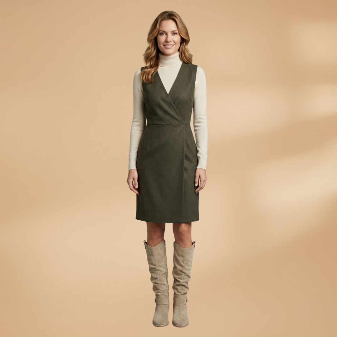 Knee-High Boots with Side Zips and Buckles for Women