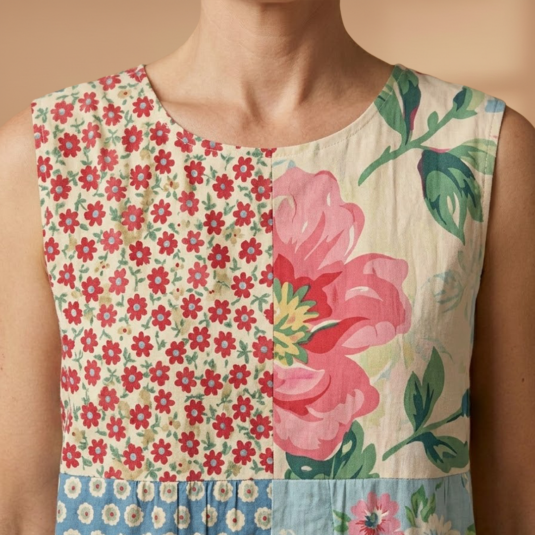 Midi Dress Dress with Lightweight Sleeveless and Loose Fit for Women