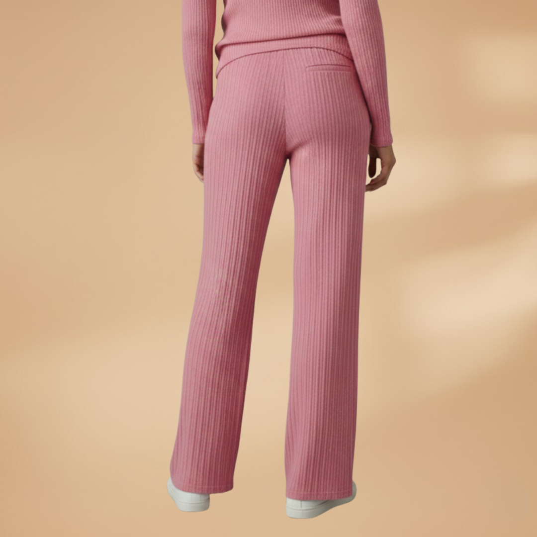 Palazzo Pants with Elastic Waistband and Drawstring for Women