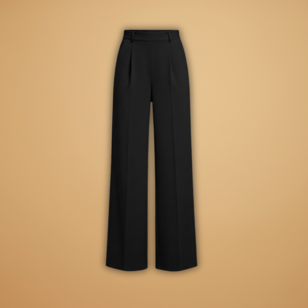Palazzo Pants with High Waist and Tie Belt for Women