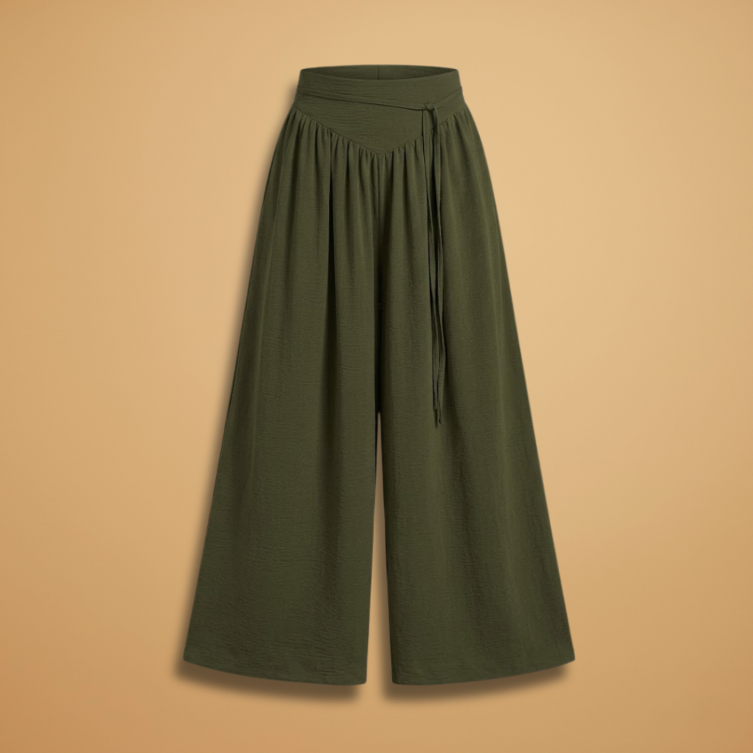 Palazzo Pants with High Waist and Wide Legs for Women