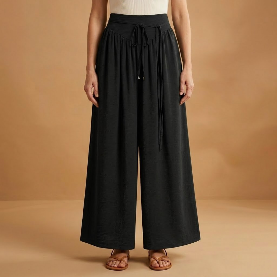 Palazzo Pants with High Waist and Wide Legs for Women