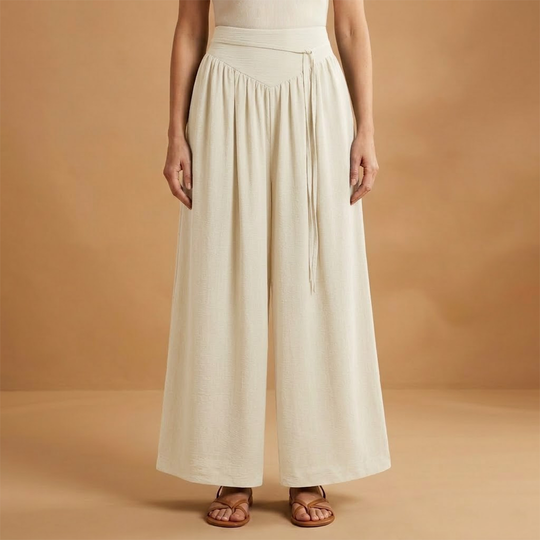 Palazzo Pants with High Waist and Wide Legs for Women