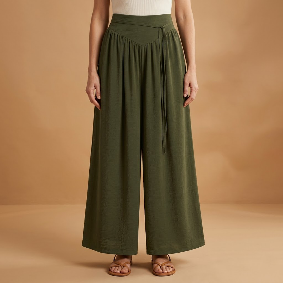 Palazzo Pants with High Waist and Wide Legs for Women