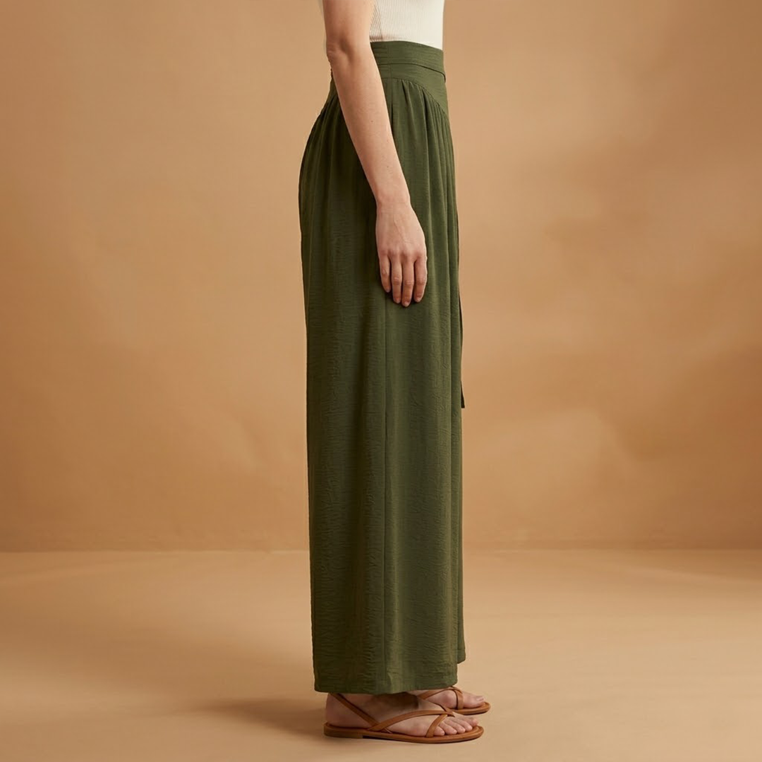 Palazzo Pants with High Waist and Wide Legs for Women