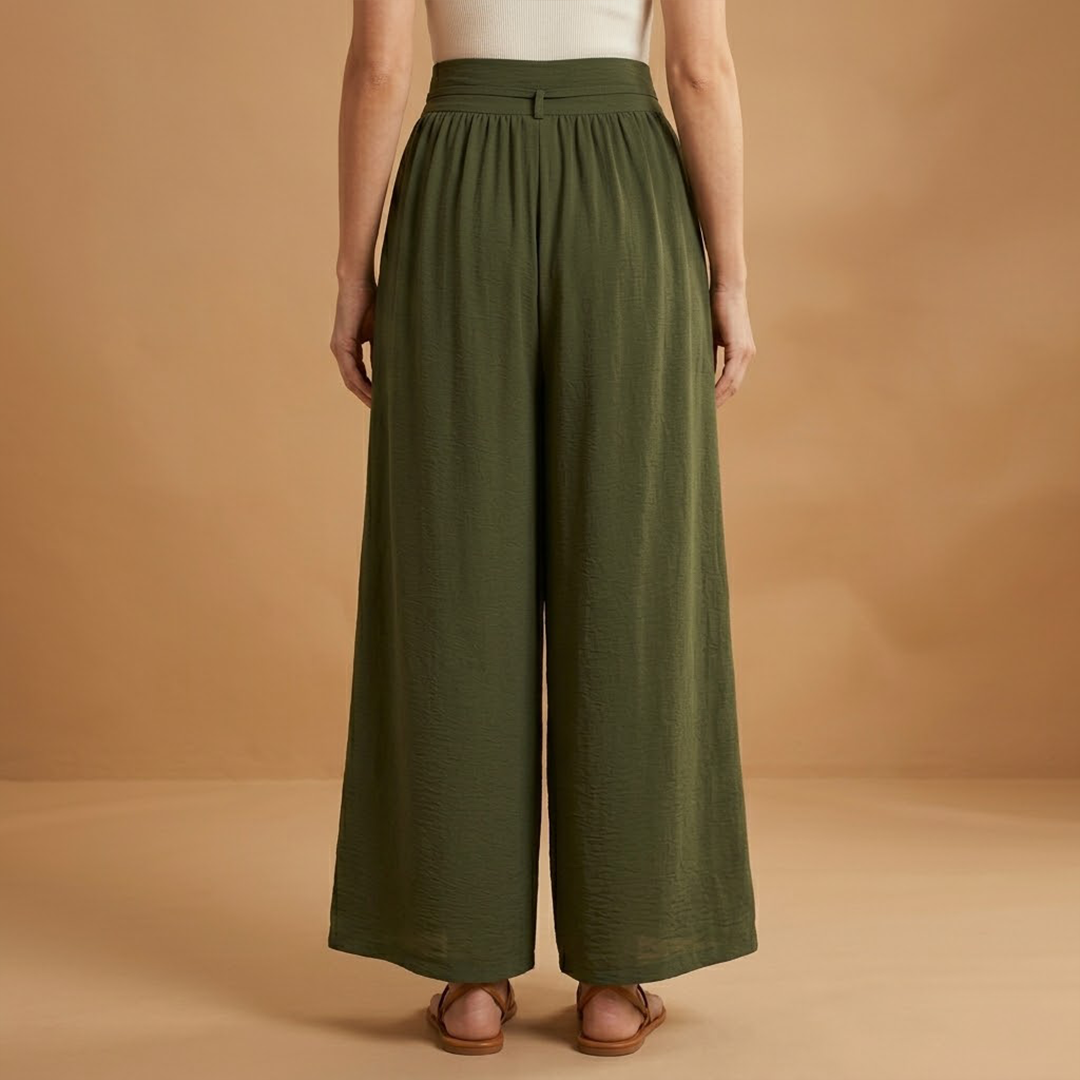 Palazzo Pants with High Waist and Wide Legs for Women