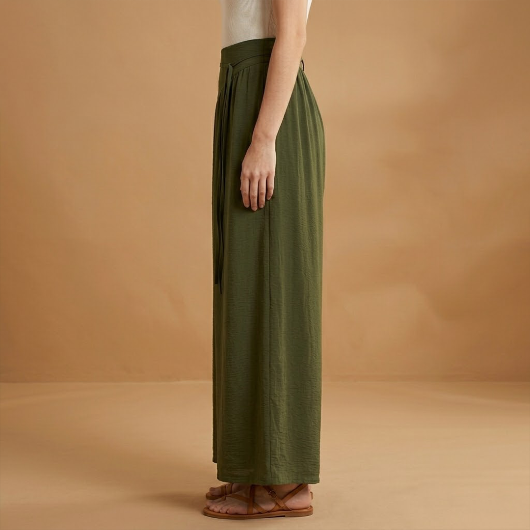 Palazzo Pants with High Waist and Wide Legs for Women