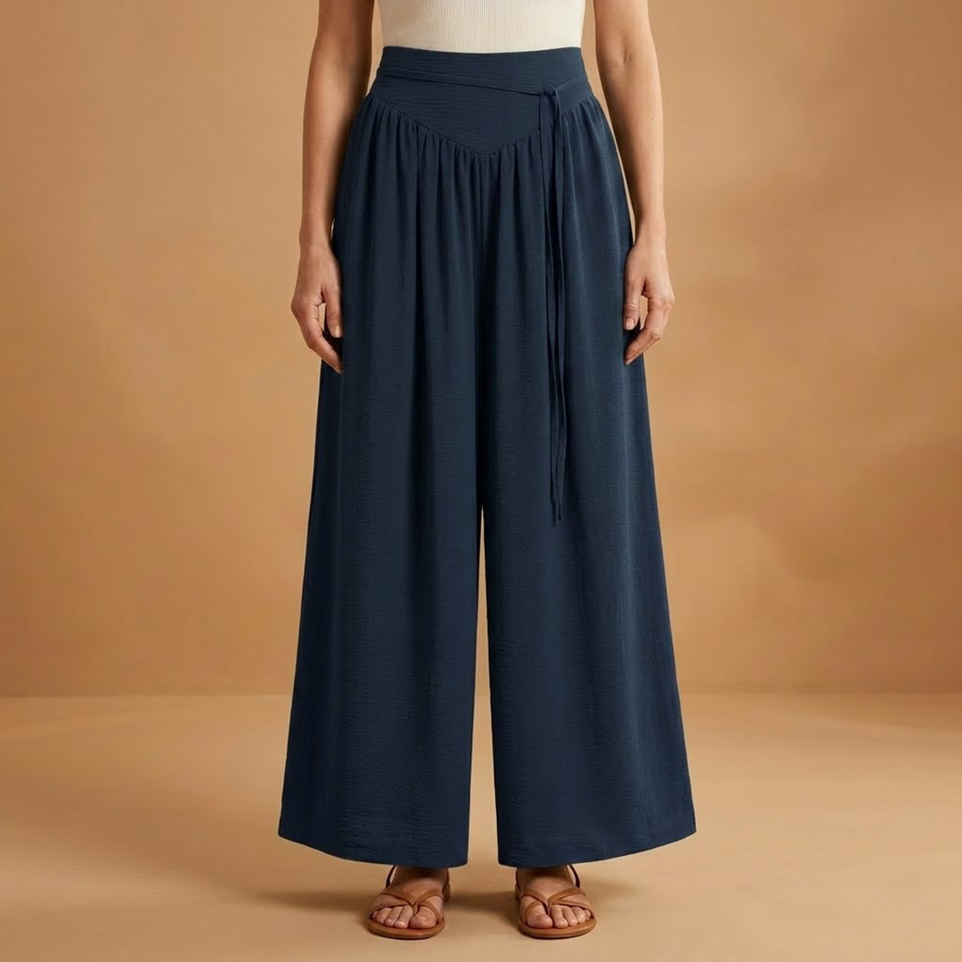 Palazzo Pants with High Waist and Wide Legs for Women
