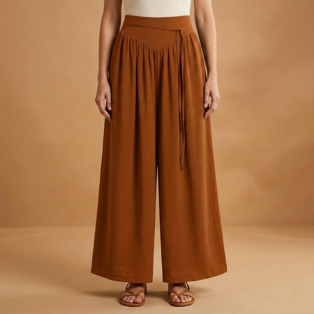 Palazzo Pants with High Waist and Wide Legs for Women