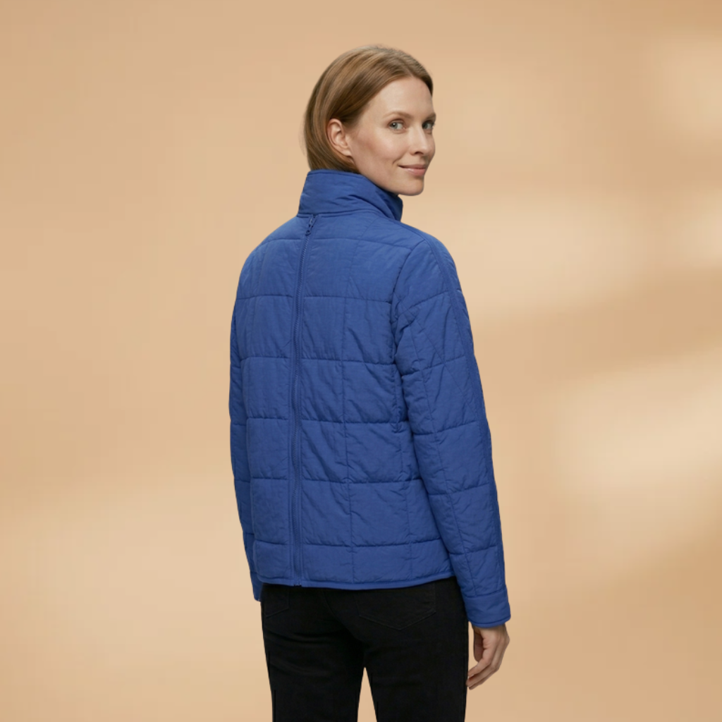 Puffer Jacket with zip closure and padded surface for Women