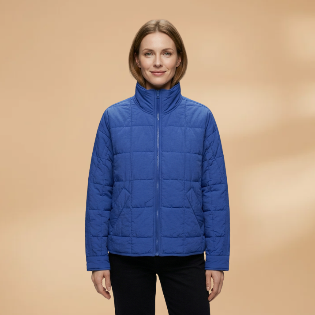 Puffer Jacket with zip closure and padded surface for Women