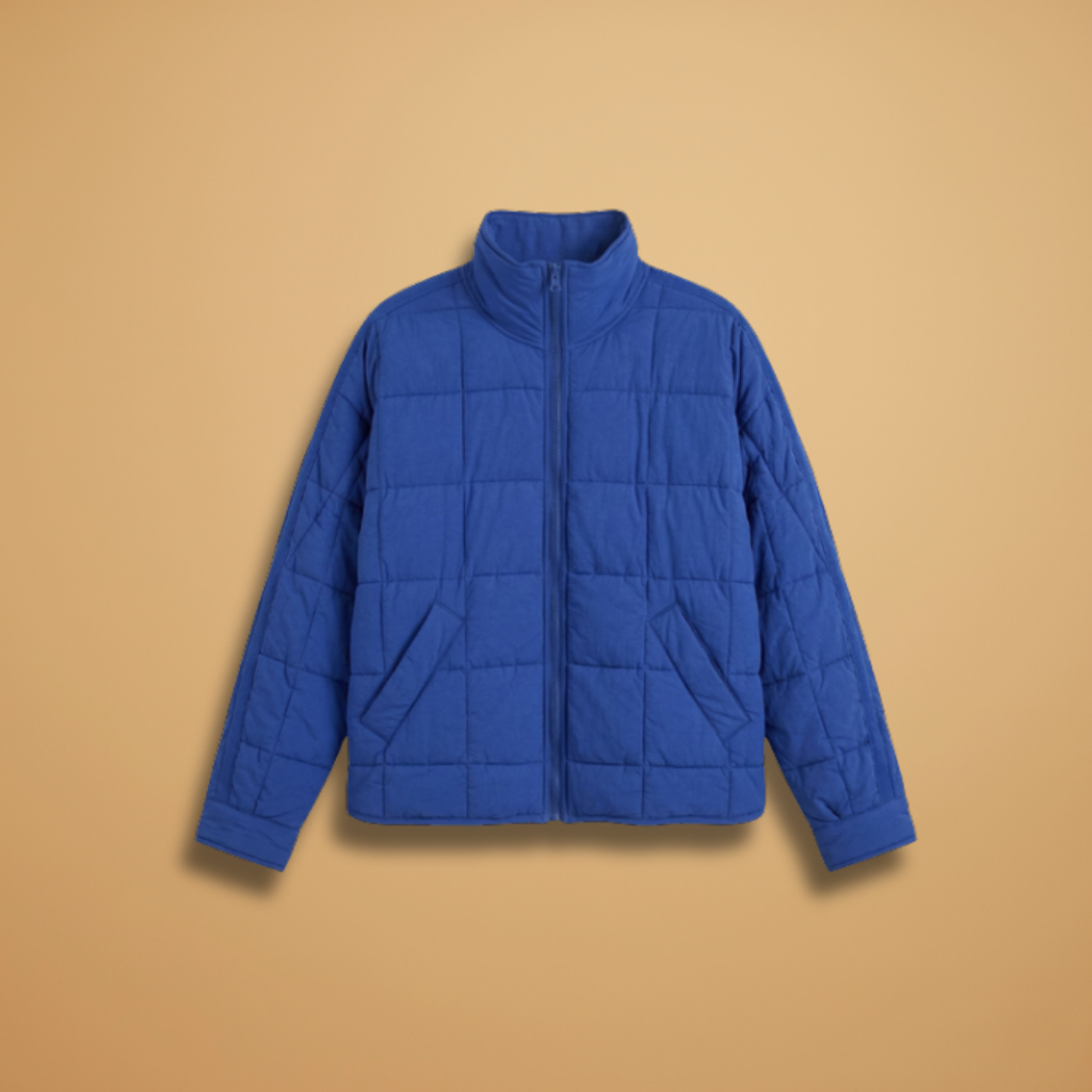 Puffer Jacket with zip closure and padded surface for Women