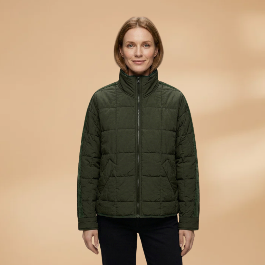 Puffer Jacket with zip closure and padded surface for Women