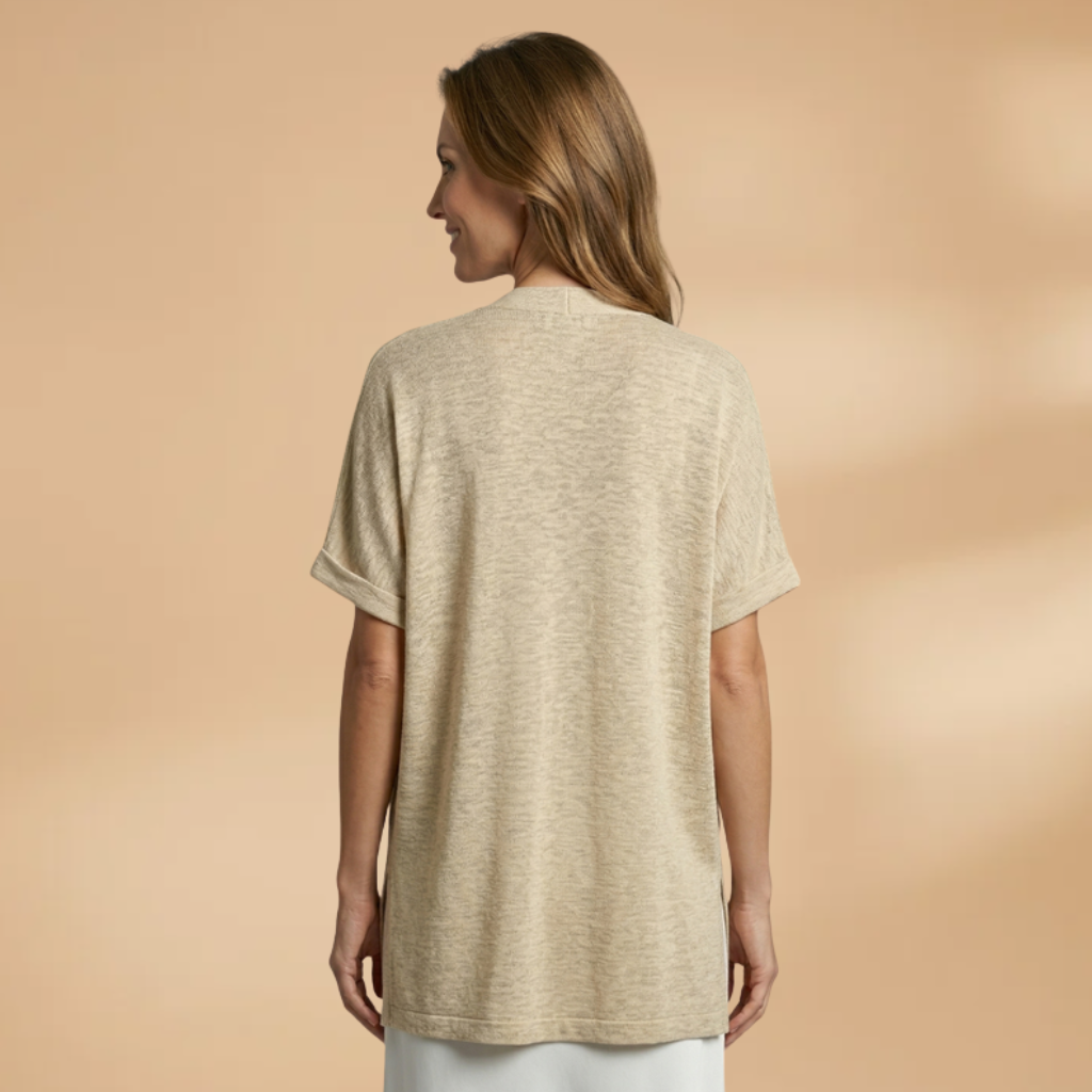 Sleeveless Top with flowy fit and round neck for Women