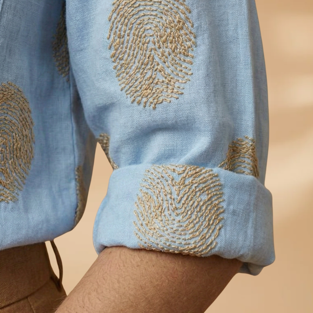 Blouse with printed surface and loose fit for Women