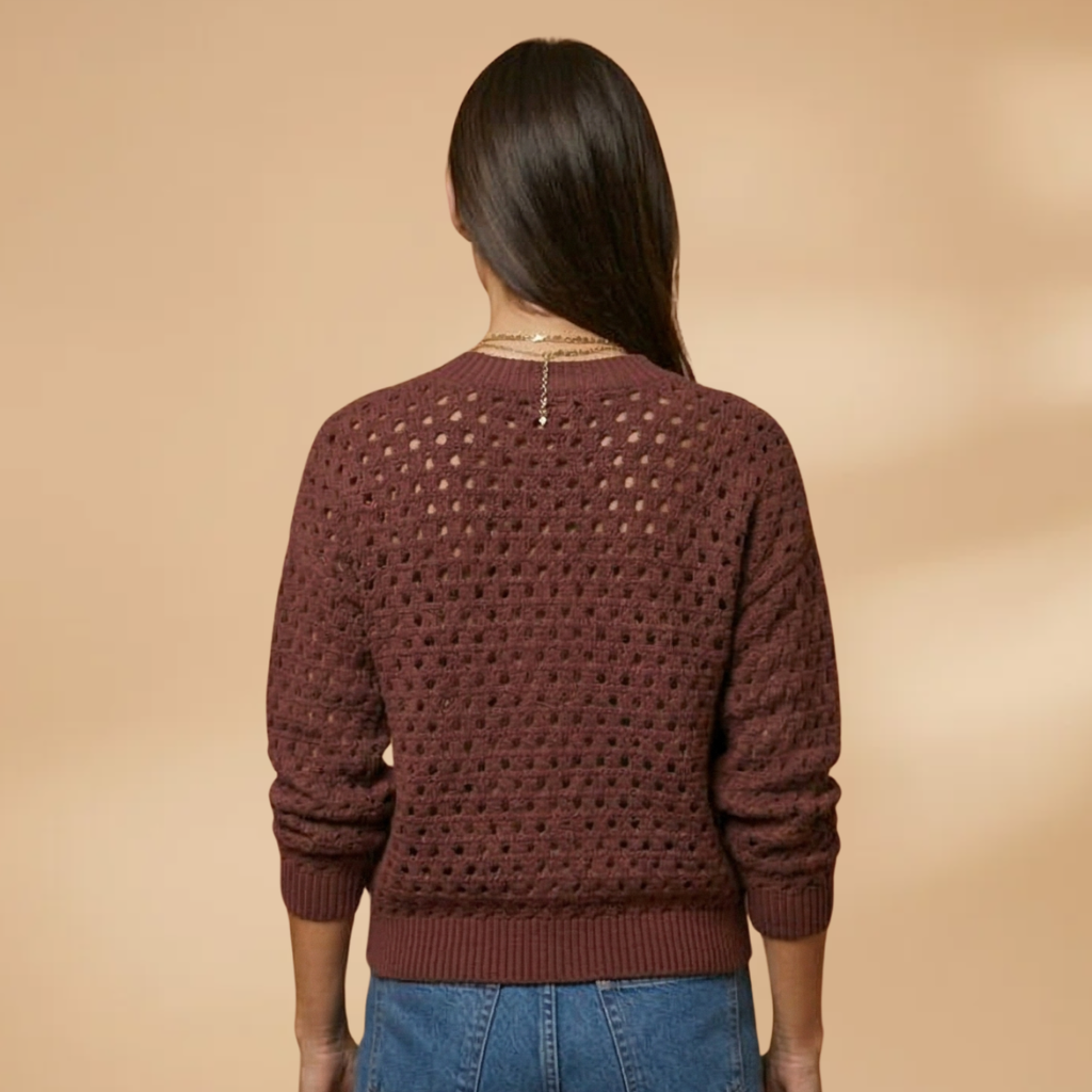 Cardigan with zip fastening and cutout details for Women