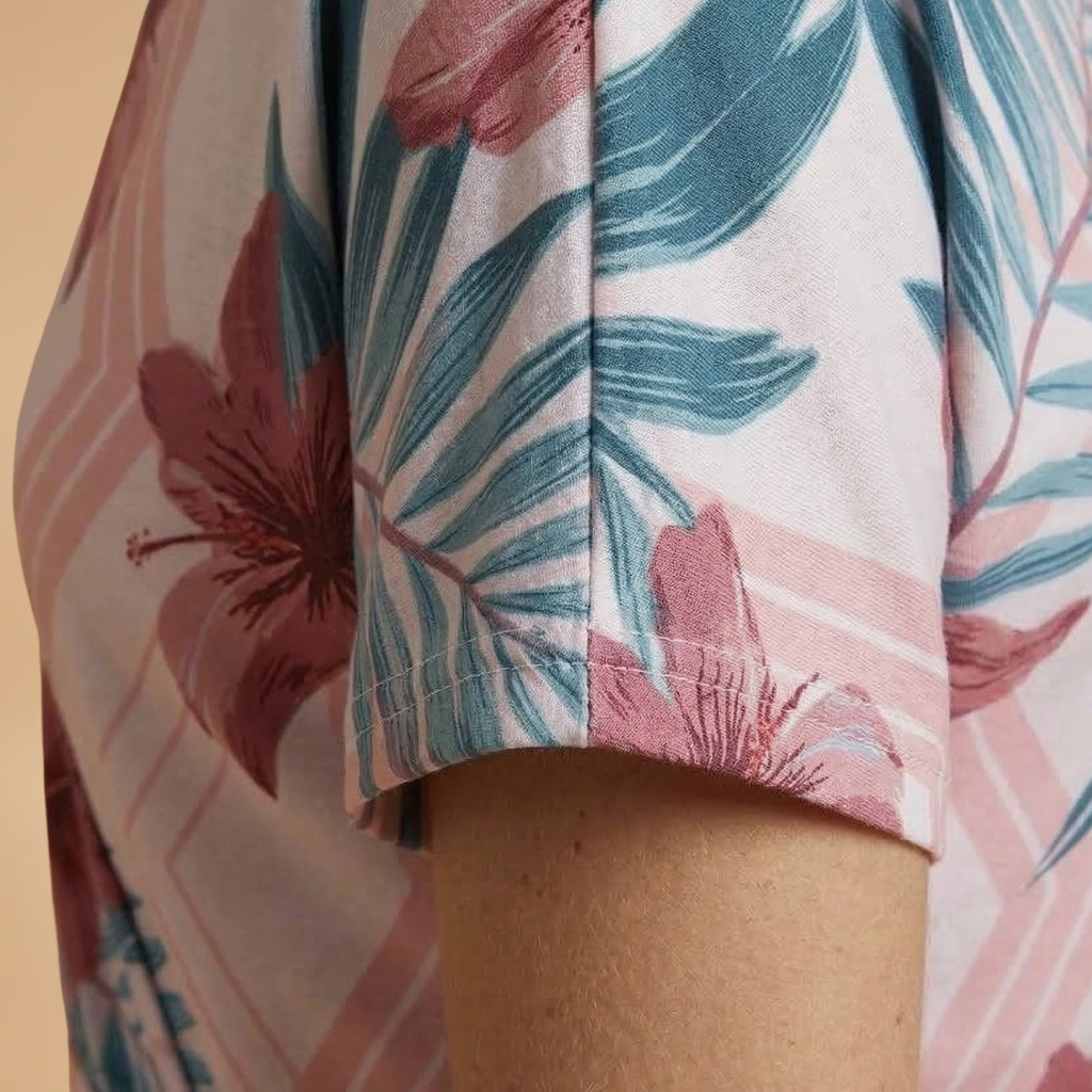Dress with Drawstring Waist and Printed Surface for Women
